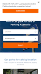 Mobile Screenshot of parkingaustralia.com.au